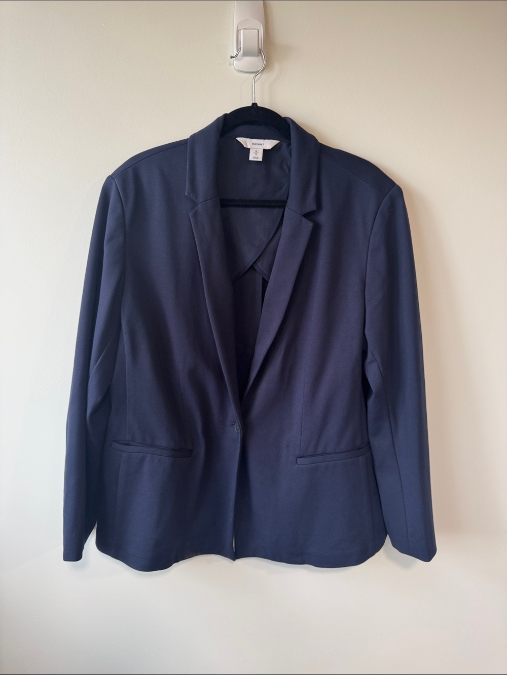 Old Navy Dark Navy Single-Button Women's Blazer